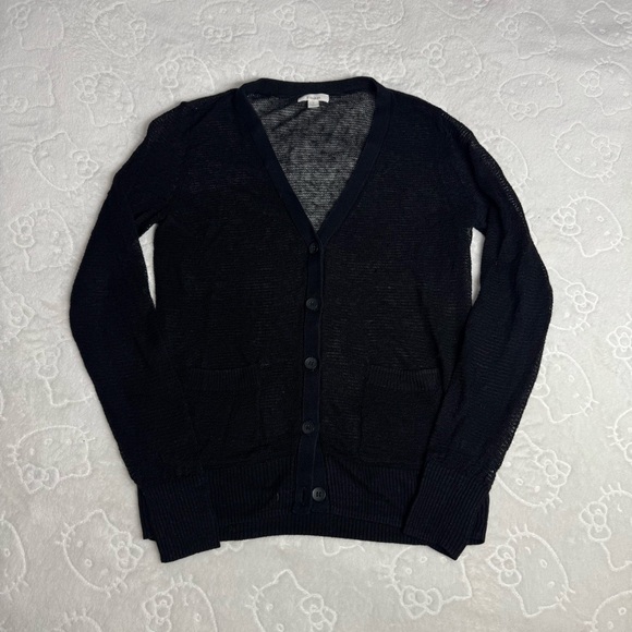 Sheer Button Up Cardigan - Picture 8 of 11